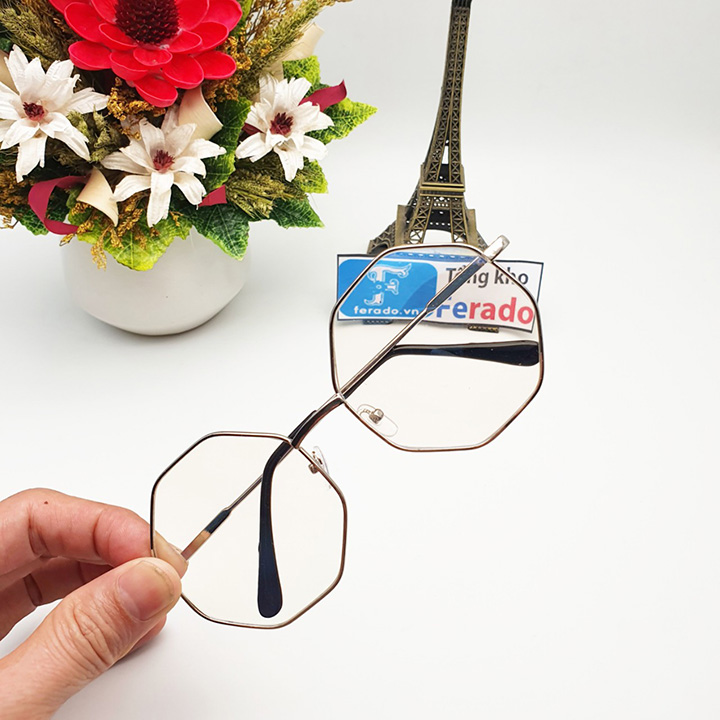 kính lục giác tròn
